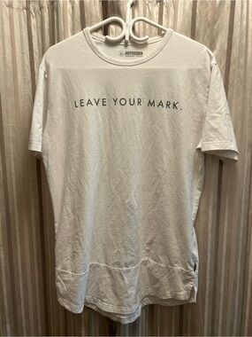 DOYOUEVEN Men’s White 'Leave Your Mark' Graphic Tee, Size XL